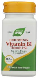 Vit B-1 100mg 100 Cap