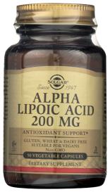 Alpha Lipoic Acid 200 Mg 50 Veg