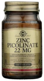 Edpb Zinc Picolinate 22 Mg 100 Tab