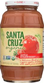 Organic Strawberry Applesauce 23 Oz