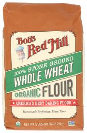 Organic 100% Stone-ground Whole Wheat Flour 80 Oz