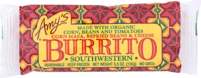 Southwestern Corn Beans & Cheese Burrito 5.5 Oz