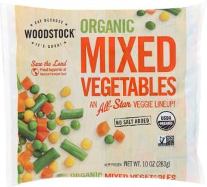 Organic Frozen Mixed Vegetables 10 Oz