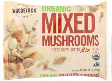 Organic Frozen Mixed Mushrooms 10 Oz