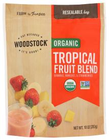 Organic Frozen Tropical Fruit Blend 10 Oz