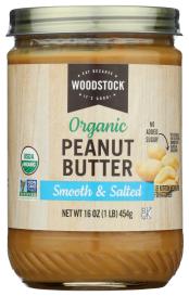 Peanut Butter Smooth Salt Org 16 Oz