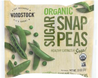 Organic Frozen Sugar Snap Peas 10 Oz