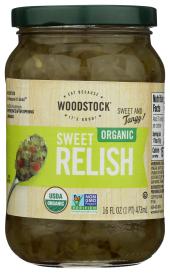 Pickle Relish Sweet Org 16 Oz