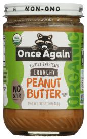 Peanut Butter Crunchy Org Ame 16 Oz