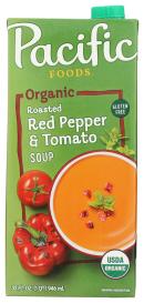 Organic Creamy Roasted Red Pepper & Tomato Soup 32 Oz