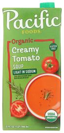 Organic Light In Sodium Creamy Tomato Soup 32 Oz