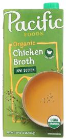 Organic Low Sodium Free-range Chicken Broth 32 Oz