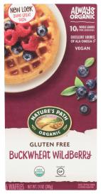 Organic Gluten-free Vegan Buckwheat Wildberry Waffles 7.4 Oz