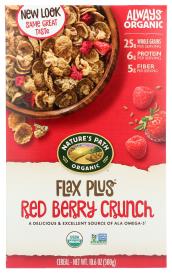 Organic Flax Plus Red Berry Crunch Cereal 10.6 Oz