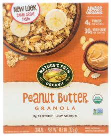 Organic Low-sodium Peanut Butter Granola 11.5 Oz