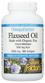 Org. Flaxseed Oil 180 Sg