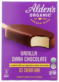 Ice Cream Bar Vanilla Org 3/3 O 3 Oz