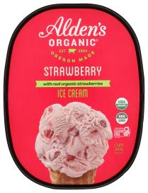 Ice Cream Strawberry Org 48 Oz