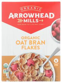 Organic Oat Bran Flakes Cereal 12 Oz