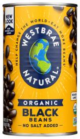 Organic No Salt Added Black Beans 25 Oz