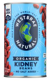 Organic No Salt Added Kidney Beans 25 Oz