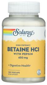 High Potency Hcl With Pepsin 10 100 Cap