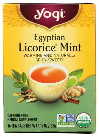 Organic Egyptian Mint Licorice Herbal Tea 16 Ct