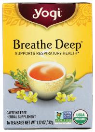 Organic Breathe Deep Herbal Tea 16 Ct