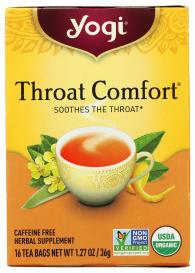 Organic Throat Comfort Herbal Tea 16 Ct