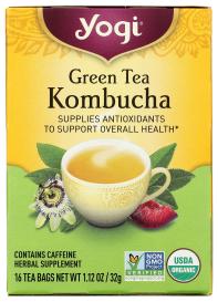 Organic Kombucha Green Tea 16 Ct