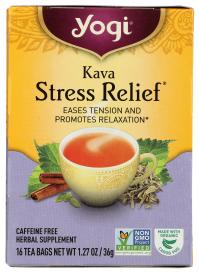 Kava Stress Relief Herbal Tea 16 Ct