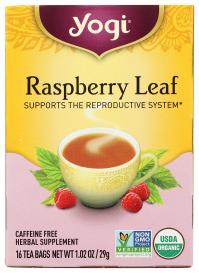Organic Woman's Raspberry Leaf Herbal Tea 16 Ct