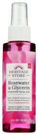 Rose Water Glycerine 4 Oz