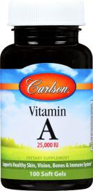 Vitamin A Natural 25000 Iu 100 Sg