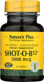 Shot-o-b-12 5000 Mcg. S/r 30 Tab