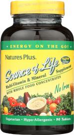Source Of Life Multi Iron Fre 90 Tab