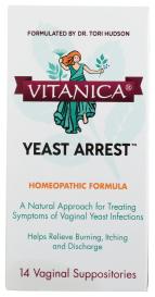 Yeast Arrest Suppositories 14 Ct