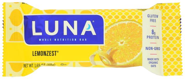 Gluten-free Lemonzest Luna Whole Nutrition Bar 1.69 Oz