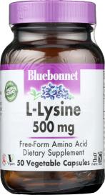 L Lysine 500mg 50 Veg