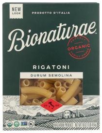 White Pasta Rigatoni Org 16 Oz