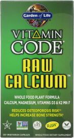 Vit Code Raw Calcium 120 Cap