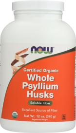 Org Psyllium Husk Whole 12 Oz