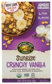 Organic Gluten-free Sunrise Crunchy Vanilla Cereal 10.6 Oz