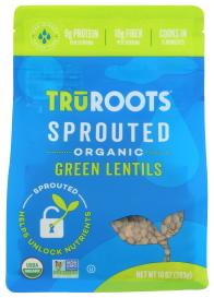 Org Green Lentils Sprouted 10 Oz