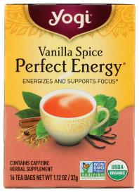 Vanilla Spice Perfect Energy Green/black Tea 16 Ct