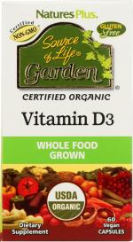 Sol Garden Vitamin D3 5000iu 60 Veg