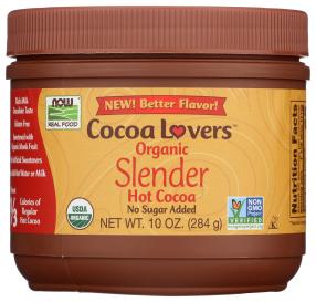 Organic No Sugar Added Slender Hot Cocoa Mix 10 Oz
