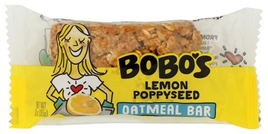 Gluten-free Lemon Poppyseed Oat Bar 3 Oz