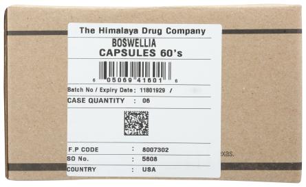 Boswellia 125mg 60 Veg