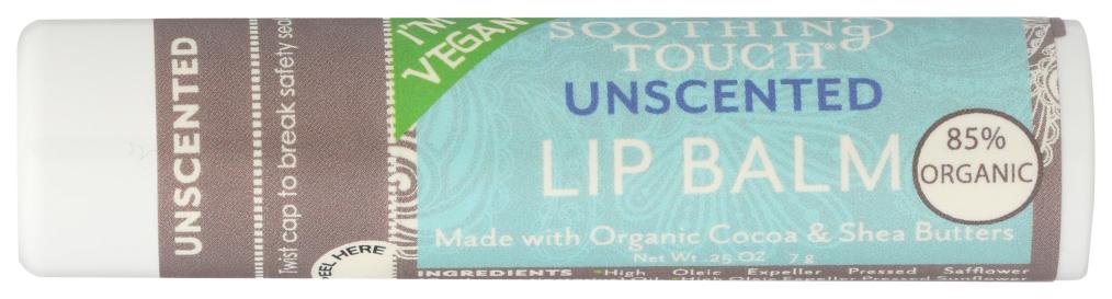 Lip Balm Vegan Unscented .25 Oz 0.25 Oz